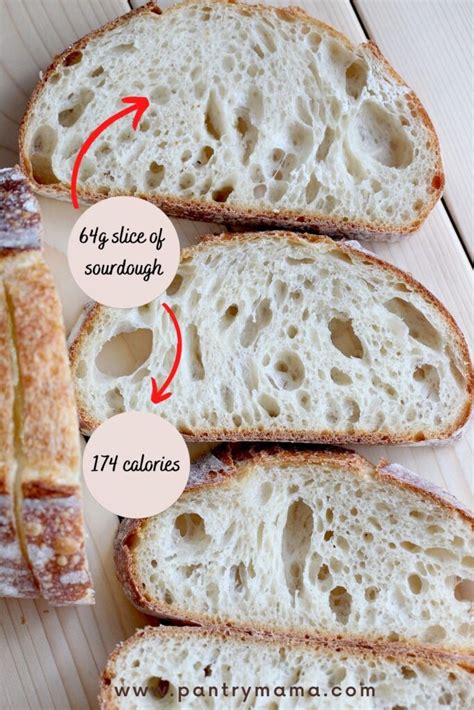 how many calories in a slice of sourdough|calories in brown sourdough bread.